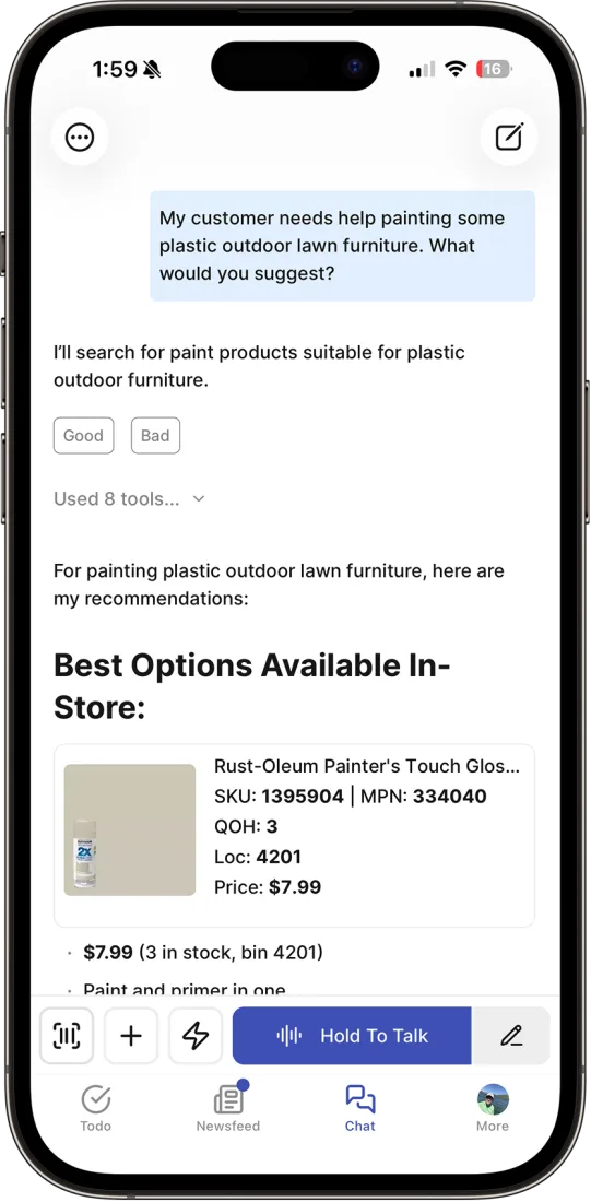 FastQuery on iPhone